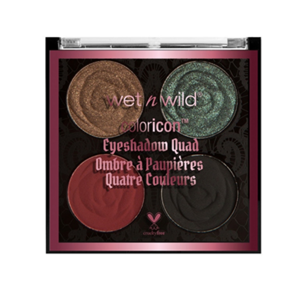 new Wet n Wild Rare Rebel Rose House of Thorns Quad Eyeshadow Palette